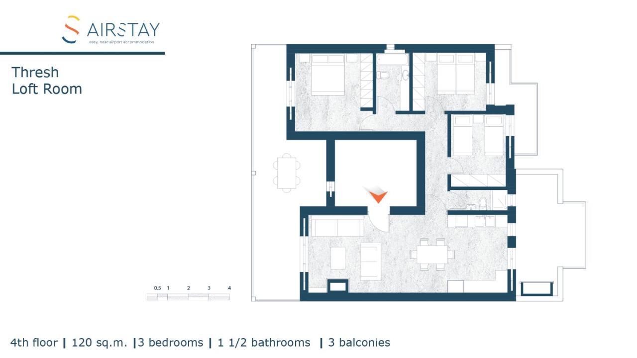Apartmán Thresh Airport By Airstay